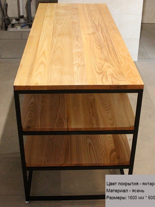 Купить стол письменный в стиле лофт ges-65 с доставкой по Москве и России Стол письменный в стиле лофт GES-65